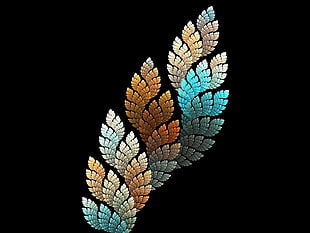 multicolored floral decor